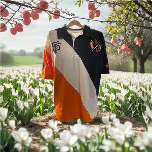 San Francisco Giants Black/Orange Polo Size XL